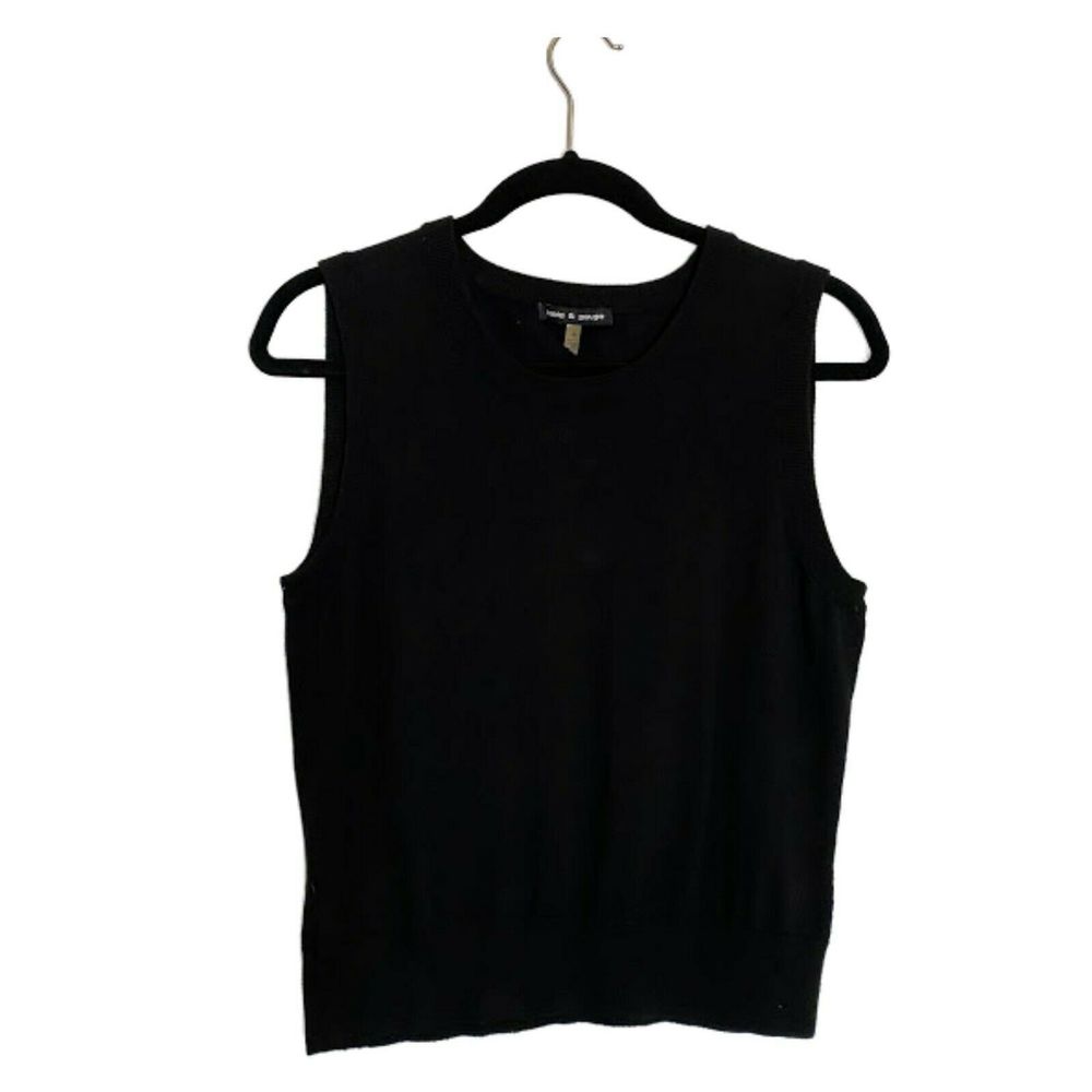 Cable & Gauge Sweater Vest Navy Medium EUC